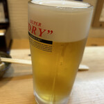 月乃家 - ここのビールも美味しいビールでアサヒから認定されてます