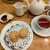 ティーハウスタカノ - 料理写真:スコーン 500円＋紅茶 700円