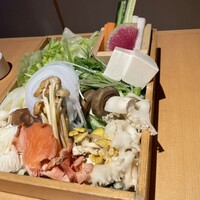 しゃぶ輝 黒毛和牛しゃぶしゃぶ・すき焼き専門店 新橋店 - お野菜・きのこ・バーニャカウダ