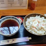 福中 - かき揚天うどん630円＋大盛り100円