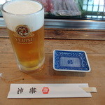 鮨 笹元 - 恵比寿の生麦酒