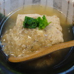 鮨 笹元 - 豆腐の餡かけ