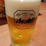 Sushino Uotsune - 晩酌セット990円の生ビール通常693円