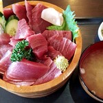 Takuhai Bentou Shokudou Tabagoya - マグロ丼+大盛り!何時もの通り!