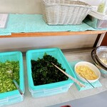 さか枝製麺所 - 薬味用の小皿をくれますので
取りすぎ防止にいいと思います◎