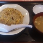 謝謝ラーメン - チャーハン＆餃子セット（餃子は後から来たので写真なし・・）