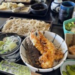 ながら長生庵 - 海老天丼セット