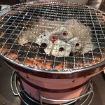 炭火焼肉 にく式 - 七輪登場！
