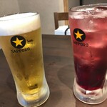 炭火焼肉 にく式 - 乾杯♪