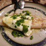 MONK - ホワイトアスパラのソテー ビスマルク風