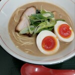 中華そば まる乃 - ドロ鶏そば味玉1,350円