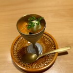 華丸吉日 - 旬のフルーツと酒粕のチョコレート　サイダーのゼリー