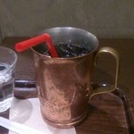 上島珈琲店 札幌アピア店 - どうなの入れ物に入ったアイスコーヒーM380円
                                