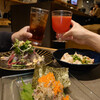 モツ酒場 kogane - 牛モツのタタキとパクチーのヤム風サラダ