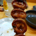 焼き鳥 ばかちん - やっぱりハツモトですよ