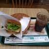 モスバーガー - モーニング野菜チーズバーガーとコーラ