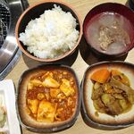 焼肉 九田家 - サムギョプサル990円（ランチ定食は、ビュッフェ食べ放題）