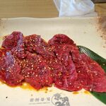 焼肉 九田家 - 上ハラミ1,100円（ランチ定食は、ビュッフェ食べ放題）