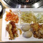 焼肉 九田家 - サムギョプサル990円（ランチ定食は、ビュッフェ食べ放題）