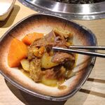 焼肉 九田家 - サムギョプサル990円（ランチ定食は、ビュッフェ食べ放題）