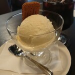 Ebisuya Kissaten - バニラアイスクリームセット 900円