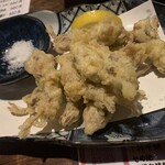魚酔 - ホタルイカの天ぷら