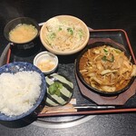 Yakiniku Torahachi - ◆ ホルモン焼き定食 (ご飯大) ¥950-