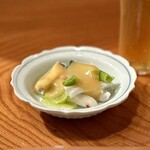 ぽん多本家 - お通しのてっぱい