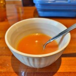 ハナホウカフェ - ランチのスープ