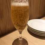 ベーカリーレストランサンマルク - 生ビール（スーパードライ？）：７１５円