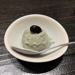 寺子屋 すし匠 - よもぎのアイスクリーム