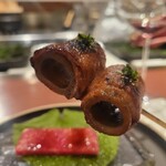 おか﨑 - クラシタの御坊巻き。かなりお肉はジューシーでした。