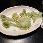 欅苑 - 山菜の天ぷら