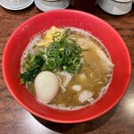 Menya Aozora - 煮干し白醤油 750円と煮玉子 100円