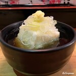 立呑 えびすけ - 揚げたて熱々の揚げ出し豆腐