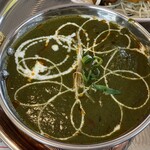 インド料理 ガンガジ - ほうれん草のカレー