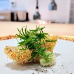 Restaurant Dix-neuf - ・太刀魚と空豆のフリット