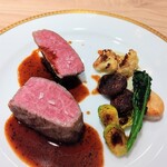 Restaurant Dix-neuf - ・宮崎和牛ランプ肉のステーキ
