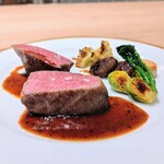 Restaurant Dix-neuf - ・宮崎和牛ランプ肉のステーキ