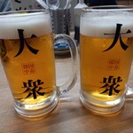 大衆韓国 韓国中毒 名古屋駅店 - 生ビール