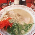 天国ラーメン - 胡麻、胡椒、紅生姜♪