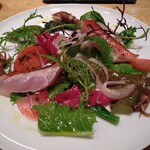 レストラン エフア - 長野県産の野菜と静岡のキンメダイの炙りとホタルイカ
