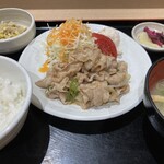 にぎわい満腹食堂 - 料理写真:すたみな焼き定食