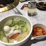 焼肉 徳寿 - 冷麺半量
