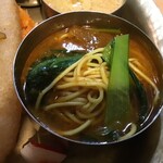 NEPALI CUISINE HUNGRY EYE Dine & Bar - メニュー外の麺入りのマトンスープ