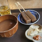 グッドモーニング 坊城 - 茶粥・こんにゃく・お漬物