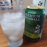 サントリー白州蒸溜所 - プレミアムハイボール＜白州＞香るスモーキー@660円