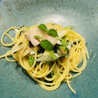 十皿 - はまぐりうるい葉スパゲッティ