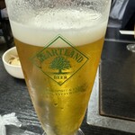 鉄板焼しのや - 生ビール