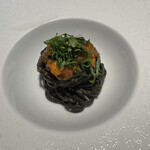 リストランテ ラストリカート - ウニのイカ墨パスタ